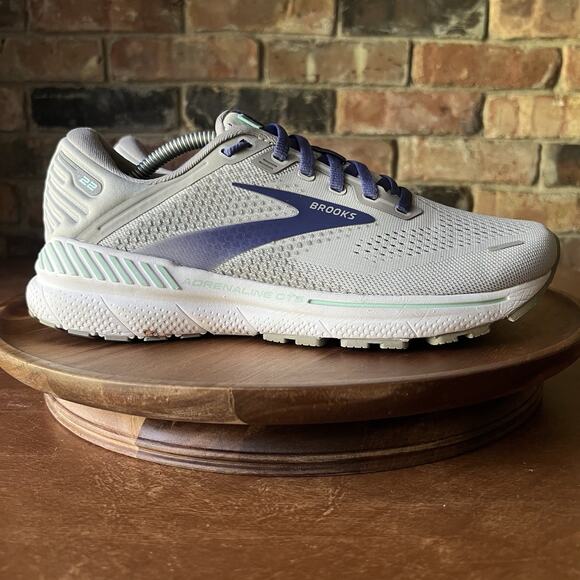 Brooks Adrenaline GTS 22 Supportive Women's 9 N Gray Road Running Shoes Sneakers - Picture 7 of 16